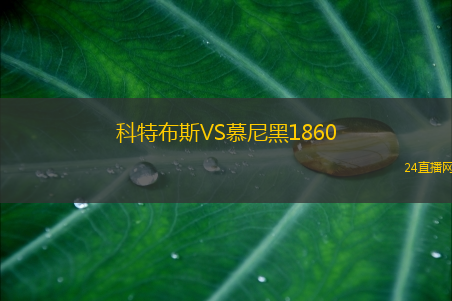 科特布斯VS慕尼黑1860