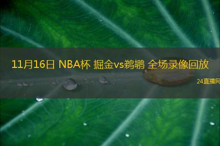 11月16日 NBA杯 掘金vs鵜鶘 全場(chǎng)錄像回放